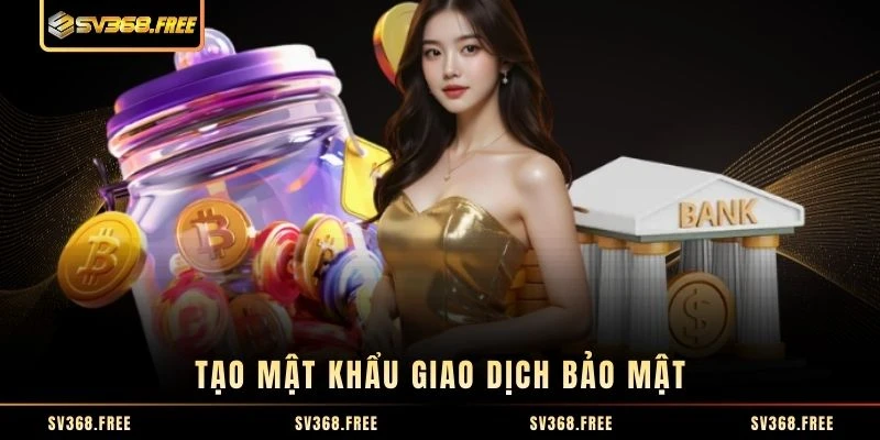 Tạo mật khẩu giao dịch bảo mật Tạo mật khẩu giao dịch bảo mật